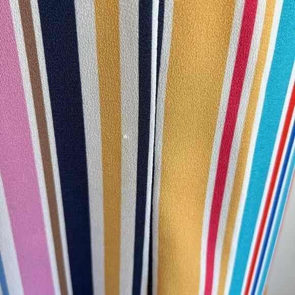 Louna Meghan Striped Multicolor Maxi Wrap Dress Size Small RTR Chic & Flowy - Picture 11 of 14